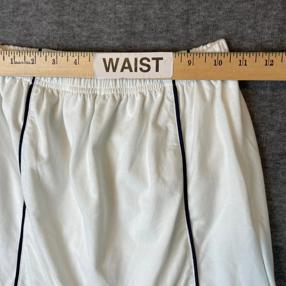 Kids Wilson Tennis Skirt‎ White Navy Trim Athletic Skort Size XS